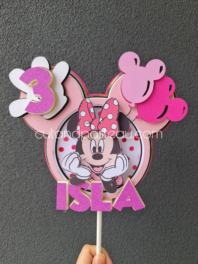 Minnie Mouse Cake Topper