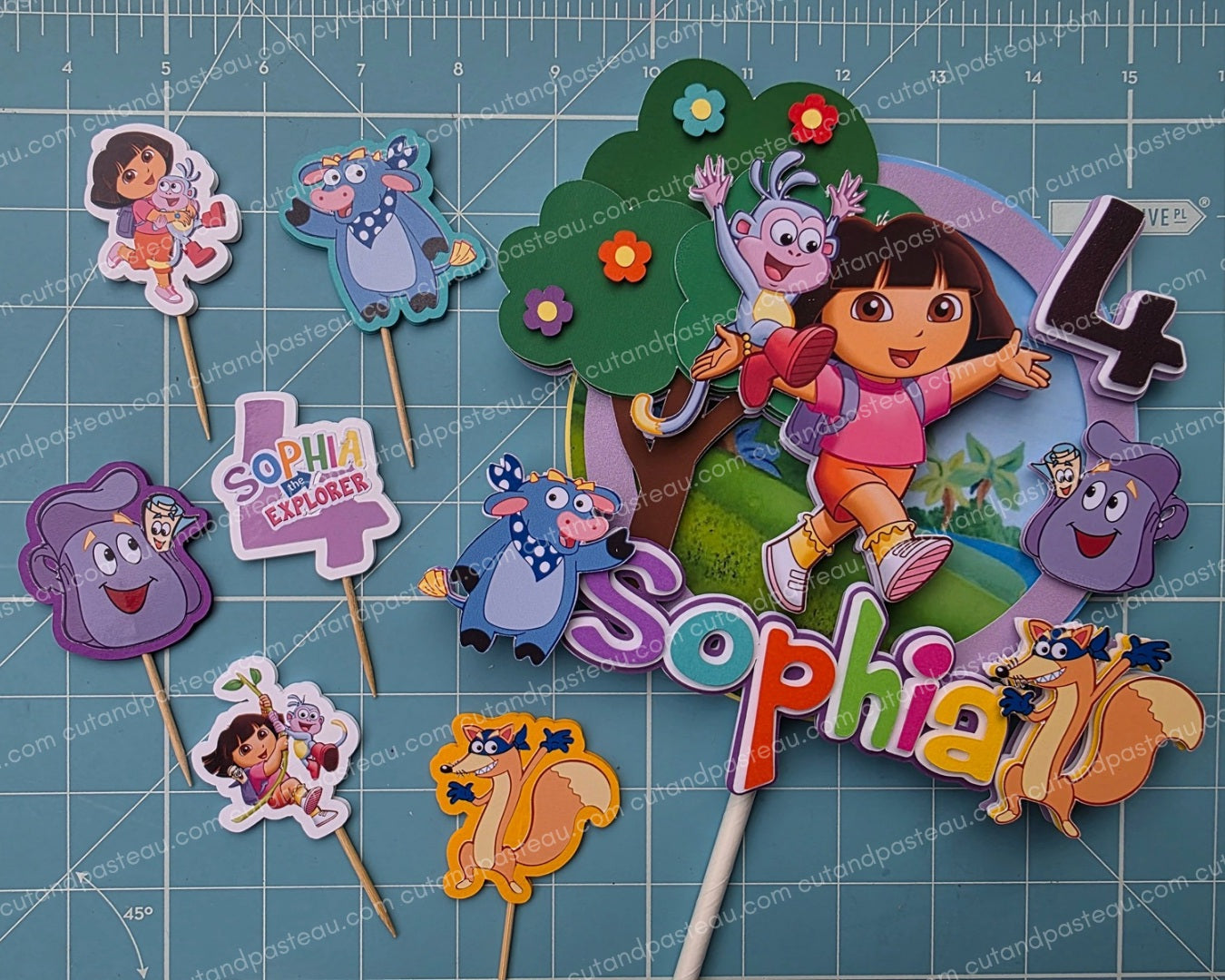 DX1 Cake Topper
