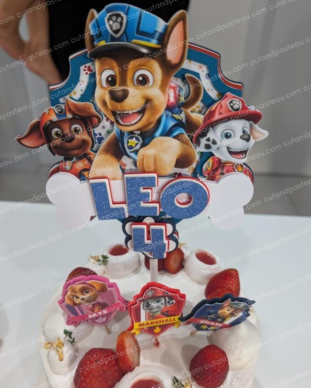 PAW Cake Topper