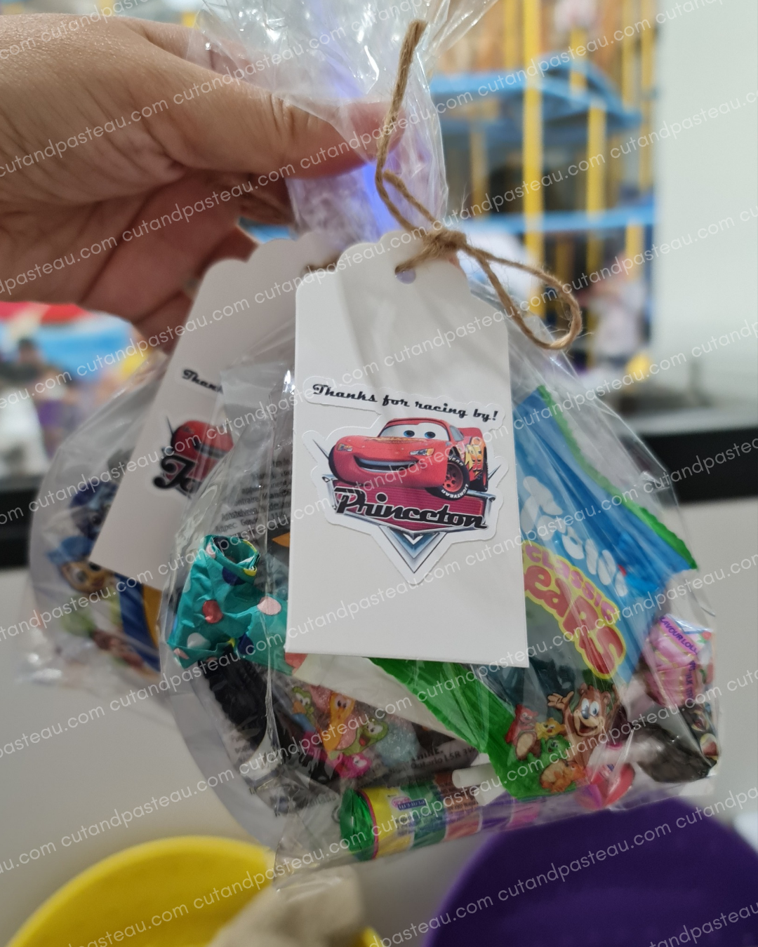 MQU Party Bag Labels / Tags