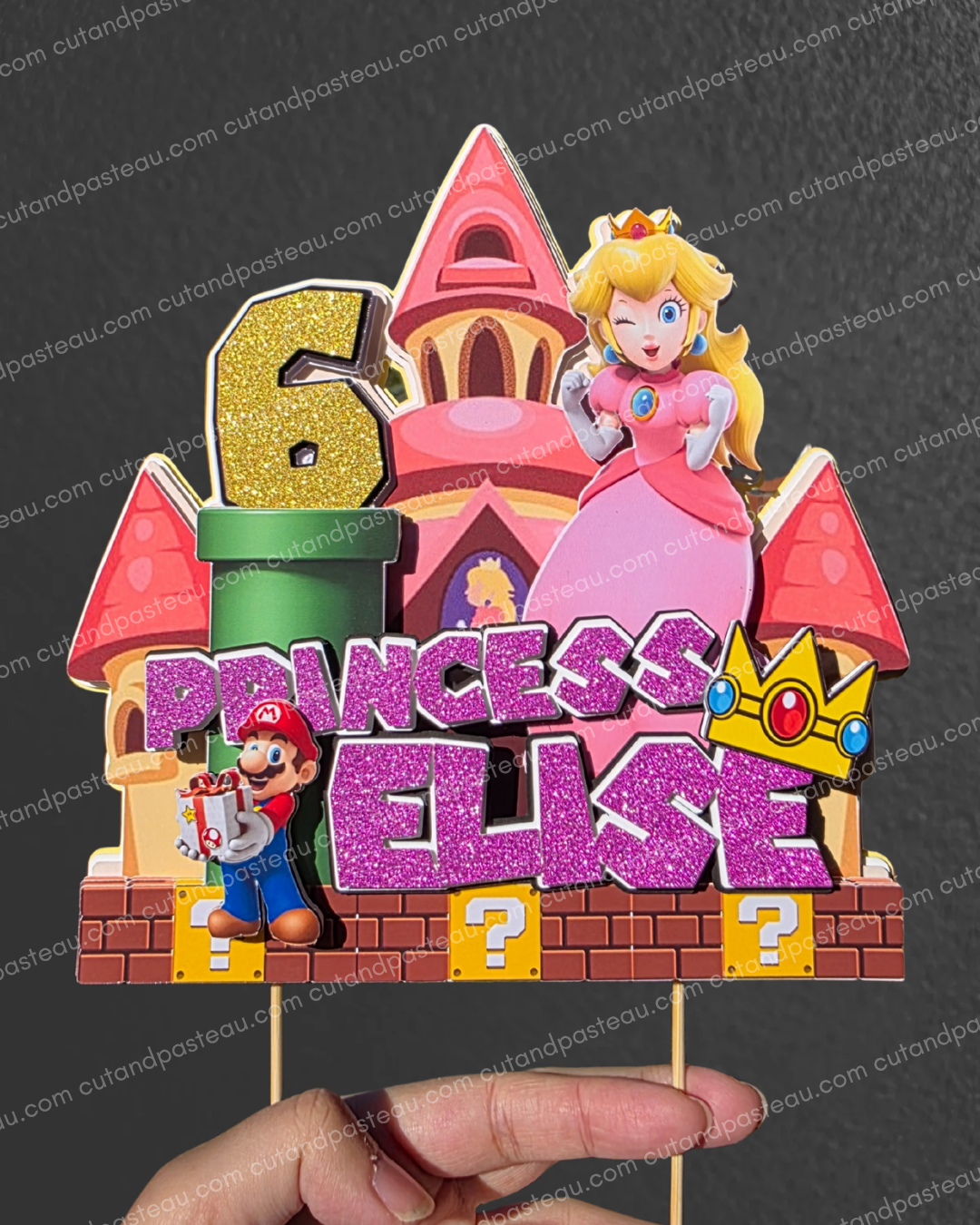 PEA Cake Topper