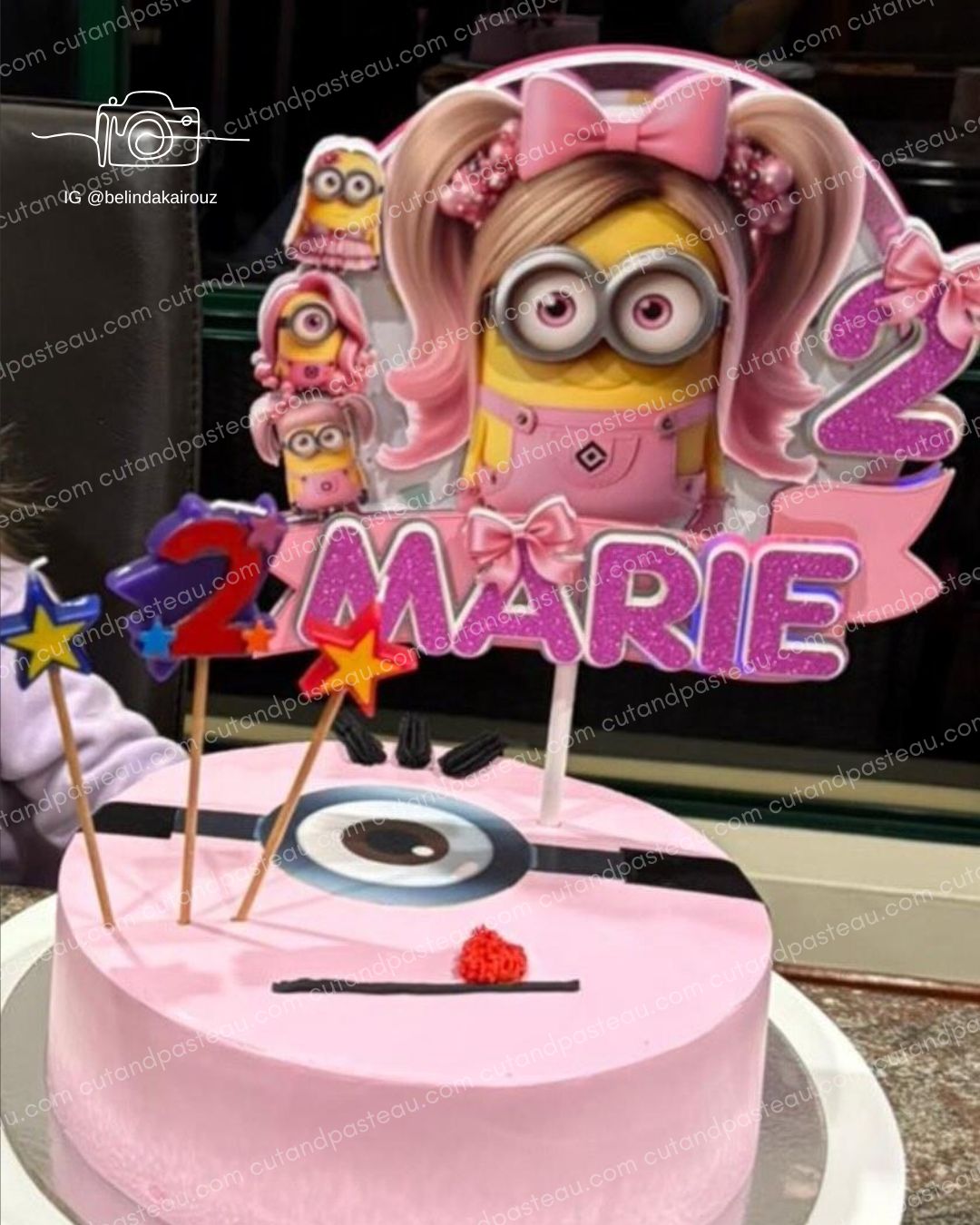 MIN Cake Topper