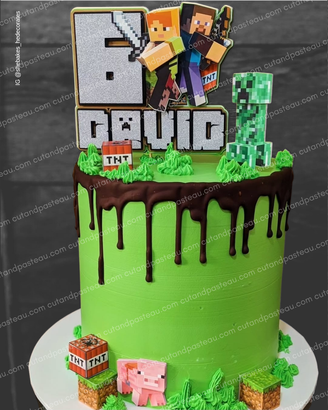 MIN Cake Topper
