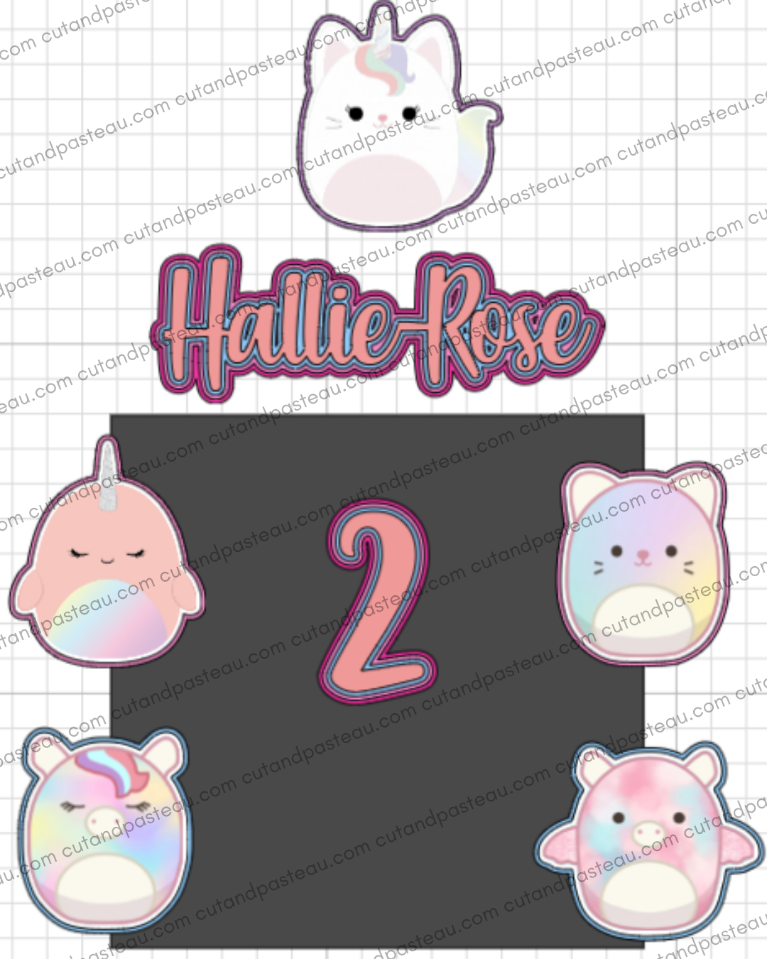 SQU Cake Topper Bundle