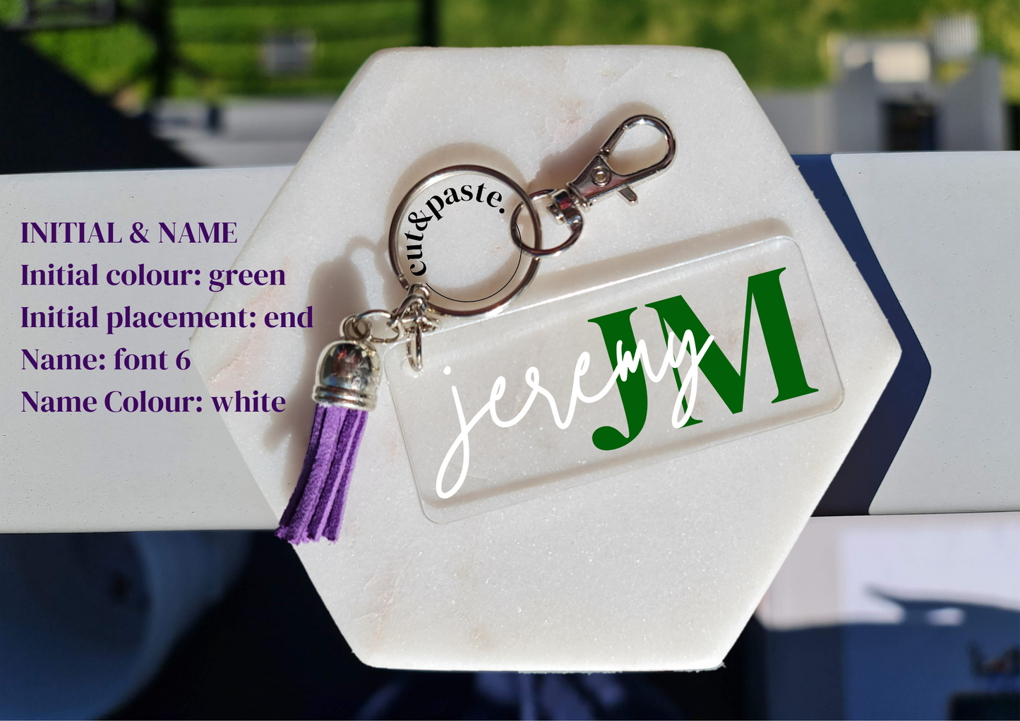 Personalised Keyring (rectangle)