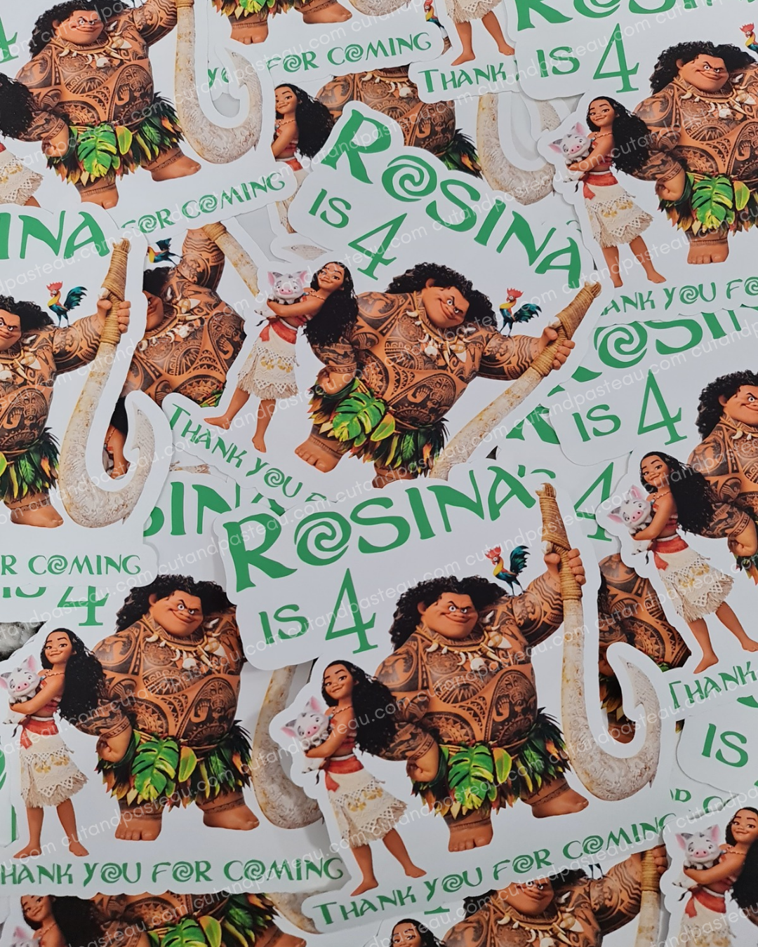 MOA Party Bag Labels / Tags