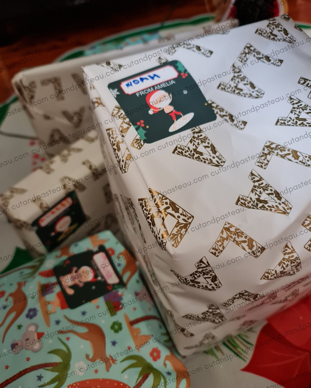 Aussie Christmas Gift Tags (set of 6)