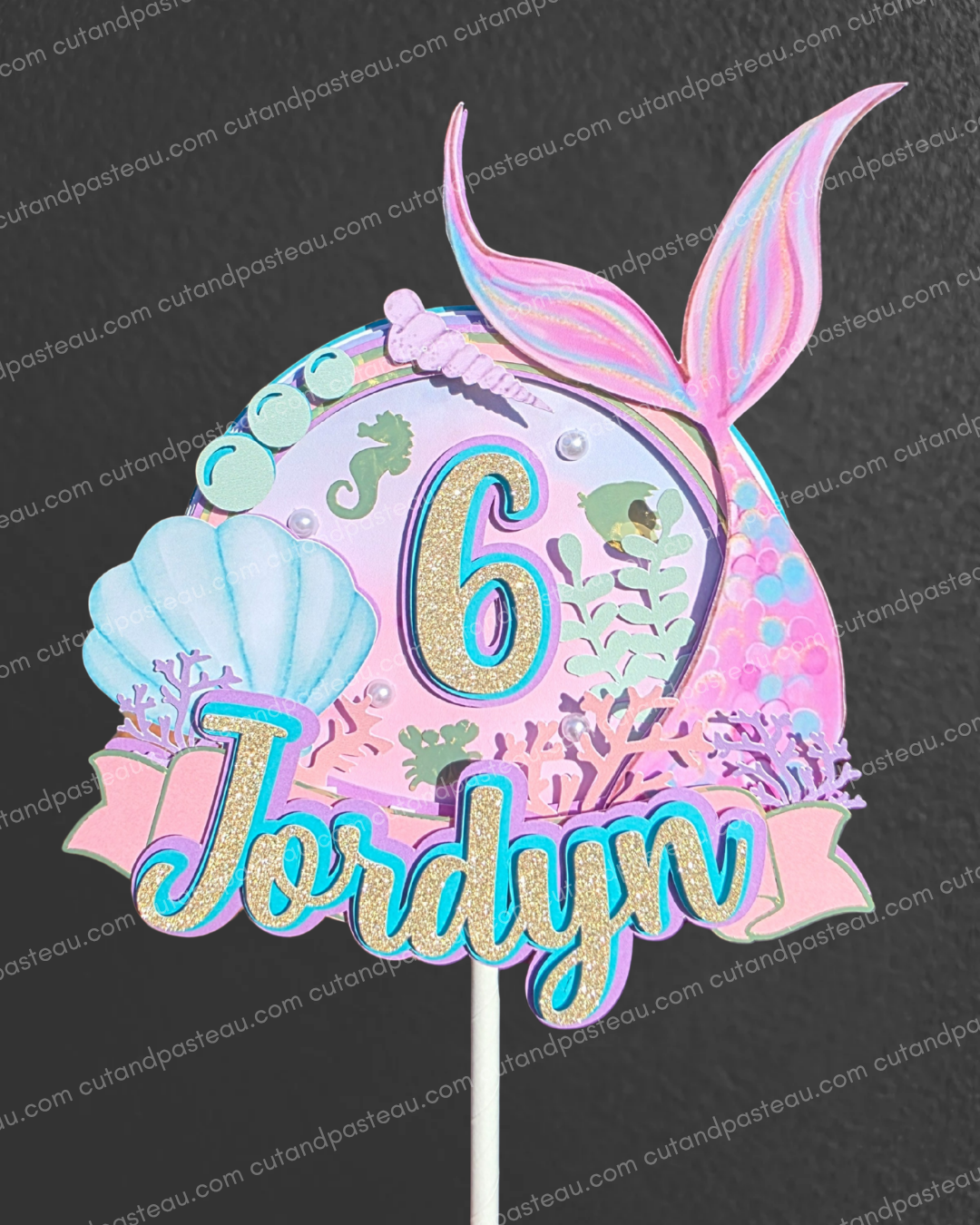 Mermaid Cake Topper