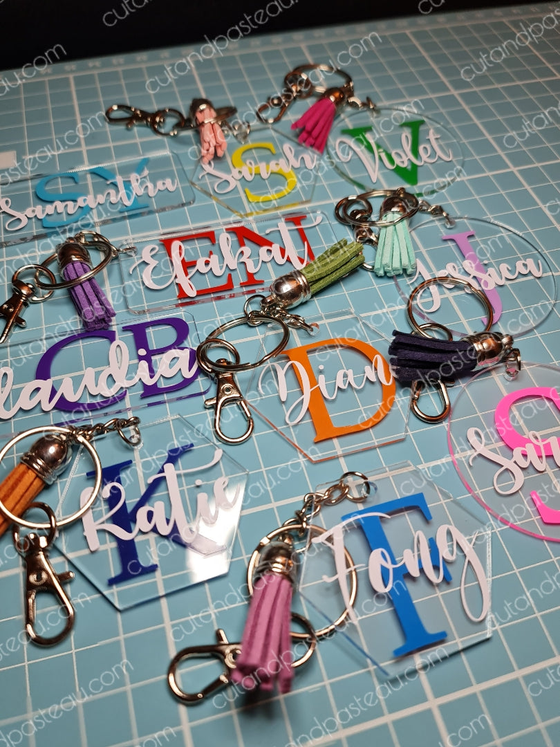 Personalised Keyring (circle)