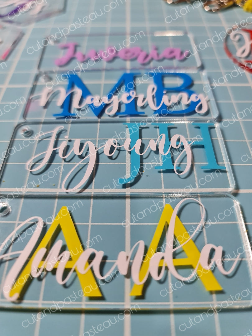 Personalised Keyring (rectangle)