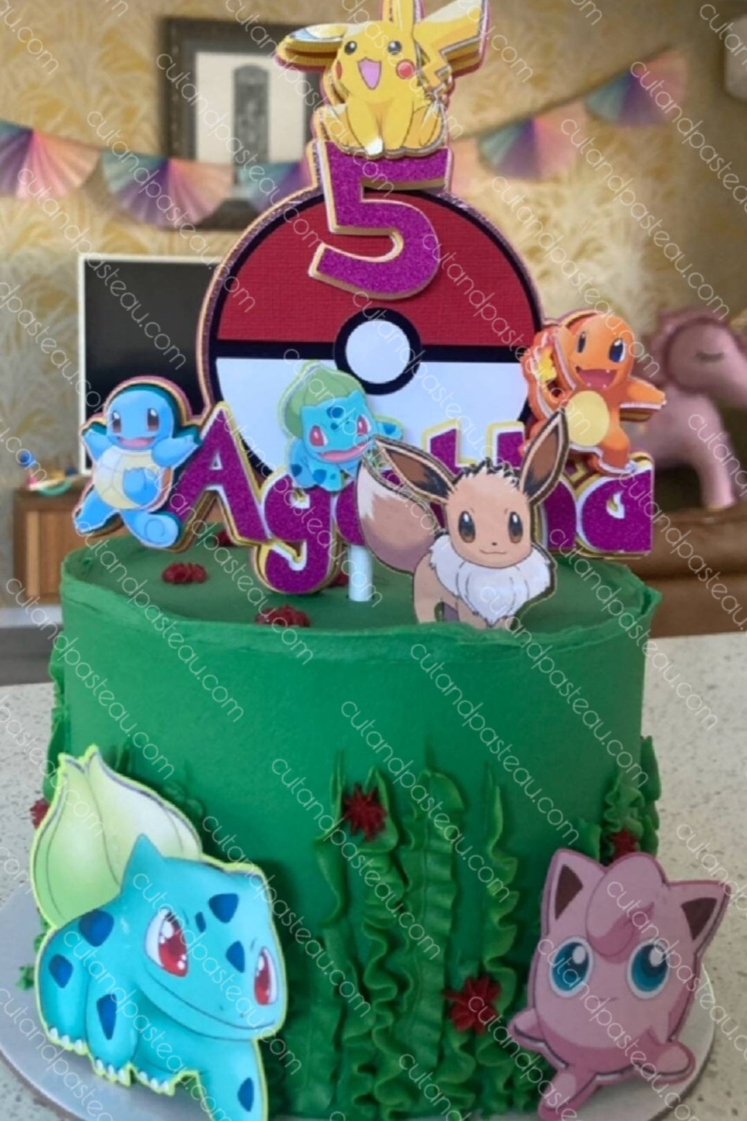 POK Cake Topper