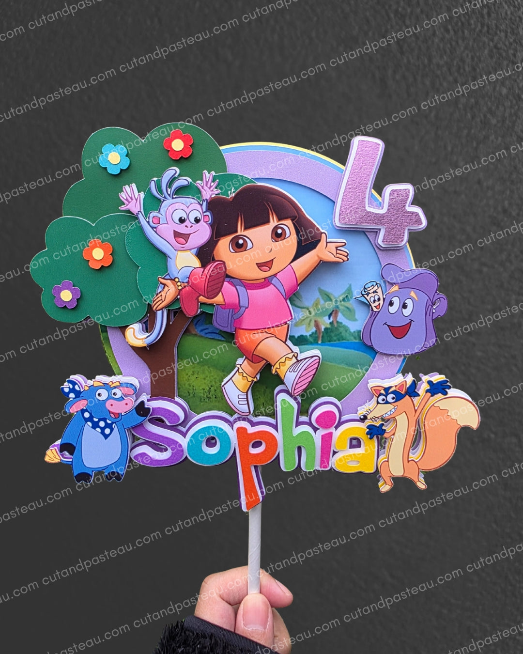 Dora the Explorer & Friends Cake Topper
