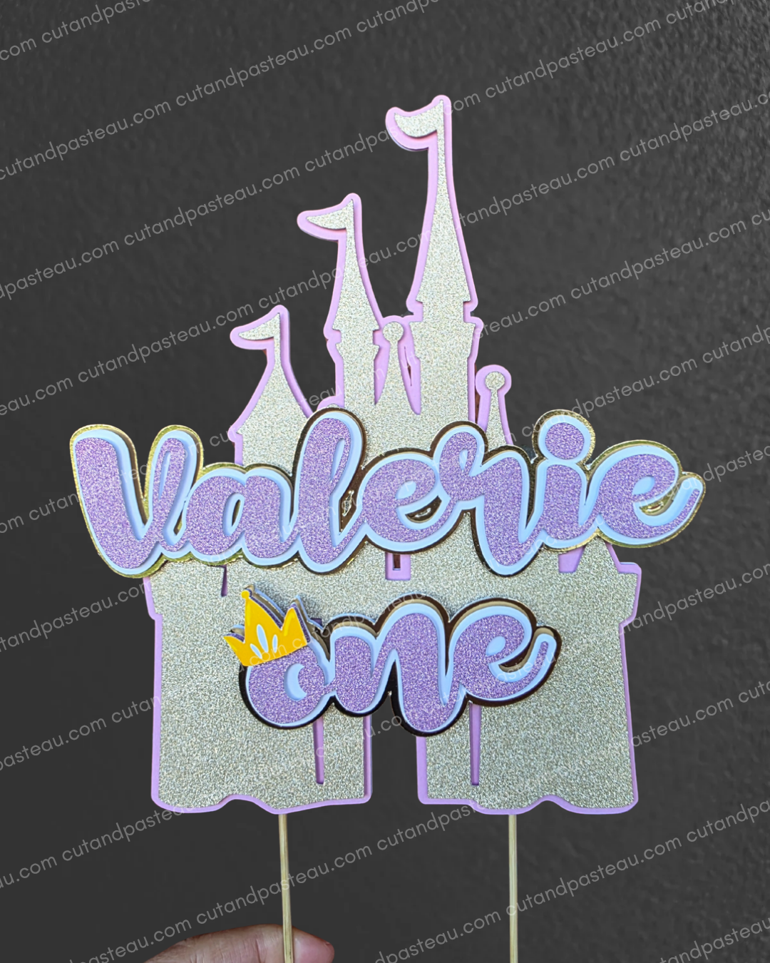Princess Castle Cake Topper
