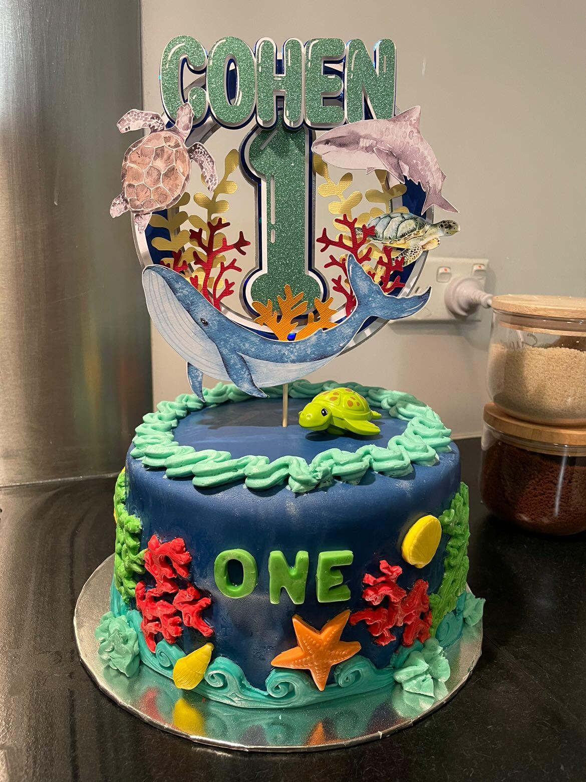 Under the Sea Cake Topper