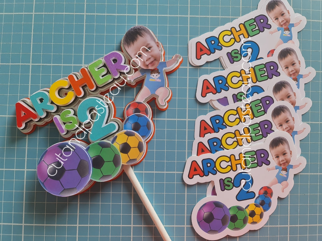 Baby Soccer Party Bag Labels / Tags