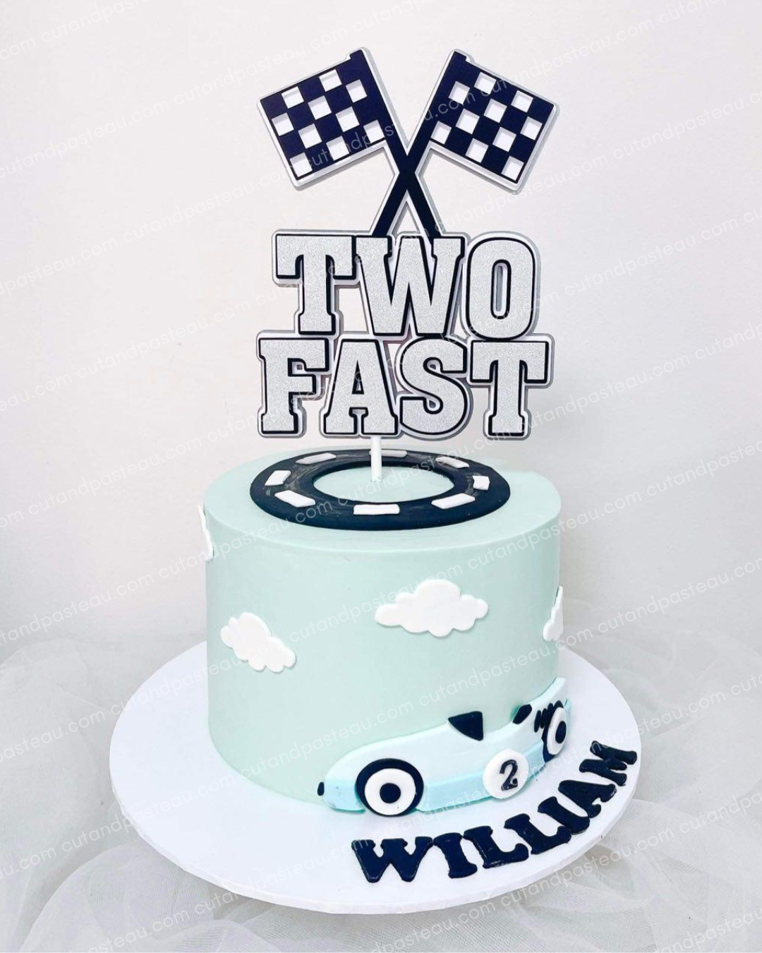 2 Fast Cake Topper