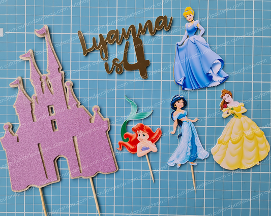 Princess Castle Cake Topper Bundle