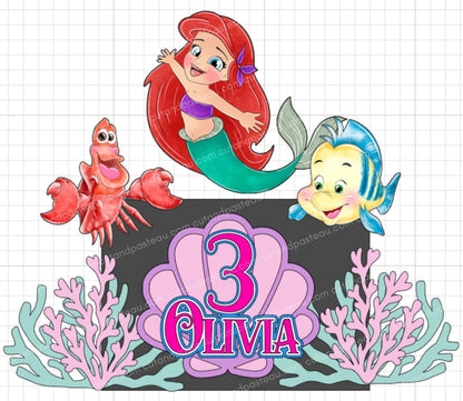 Little Mermaid & Friends Cake Topper Bundle