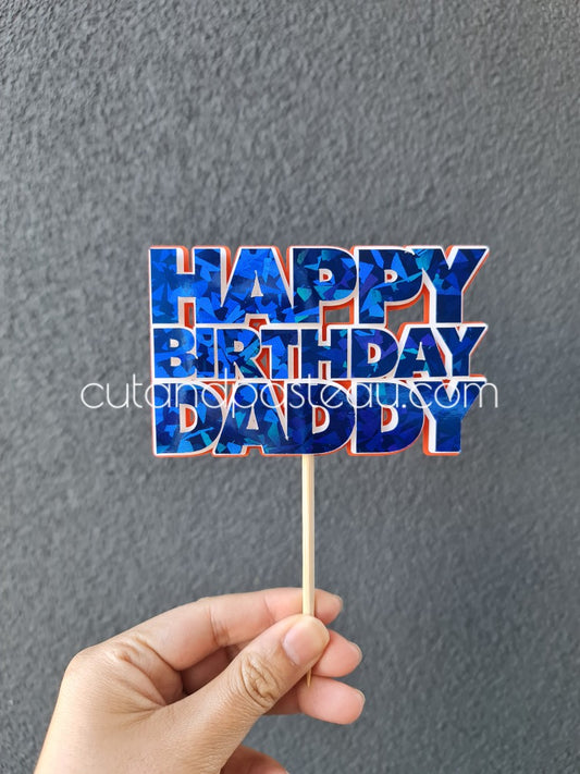 Happy Birthday Cake Topper