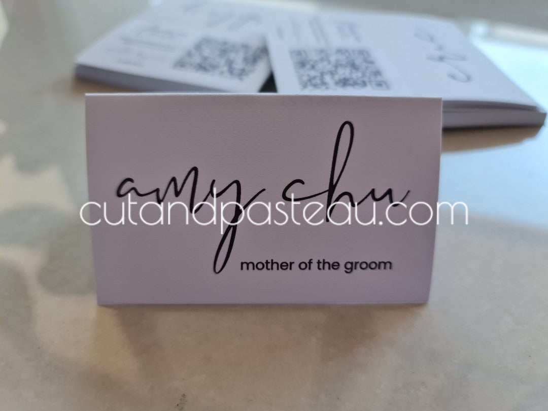 Name Tent Place Cards