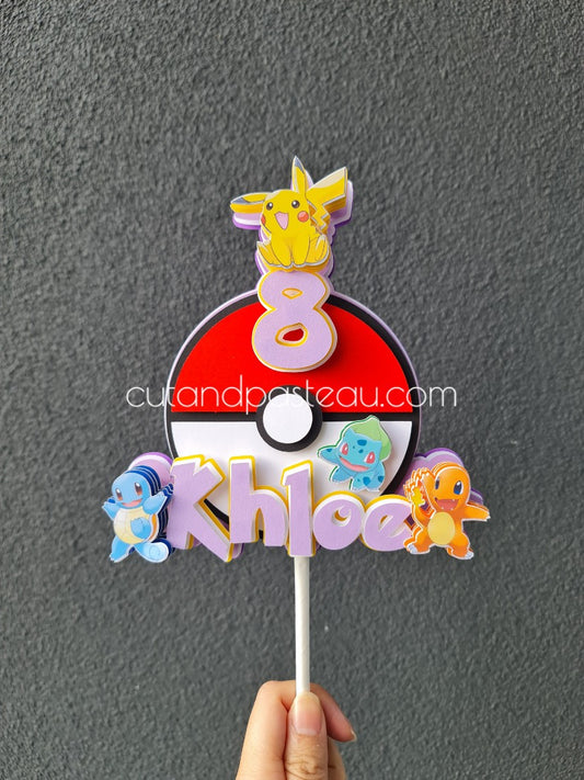 Pokemon Cake Topper