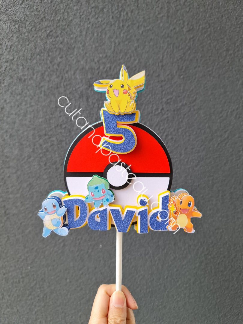 Pokemon Cake Topper