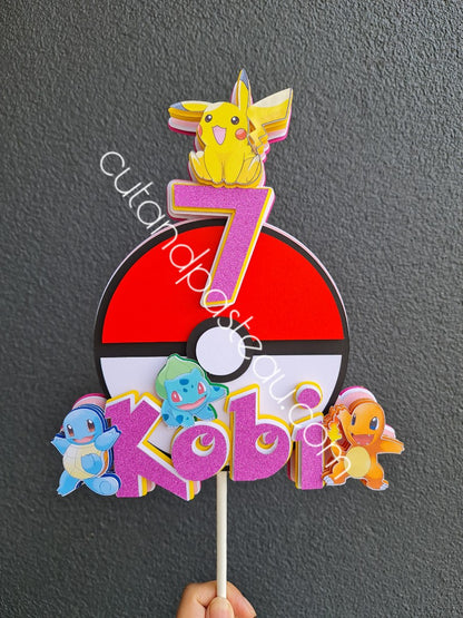 Pokemon Cake Topper