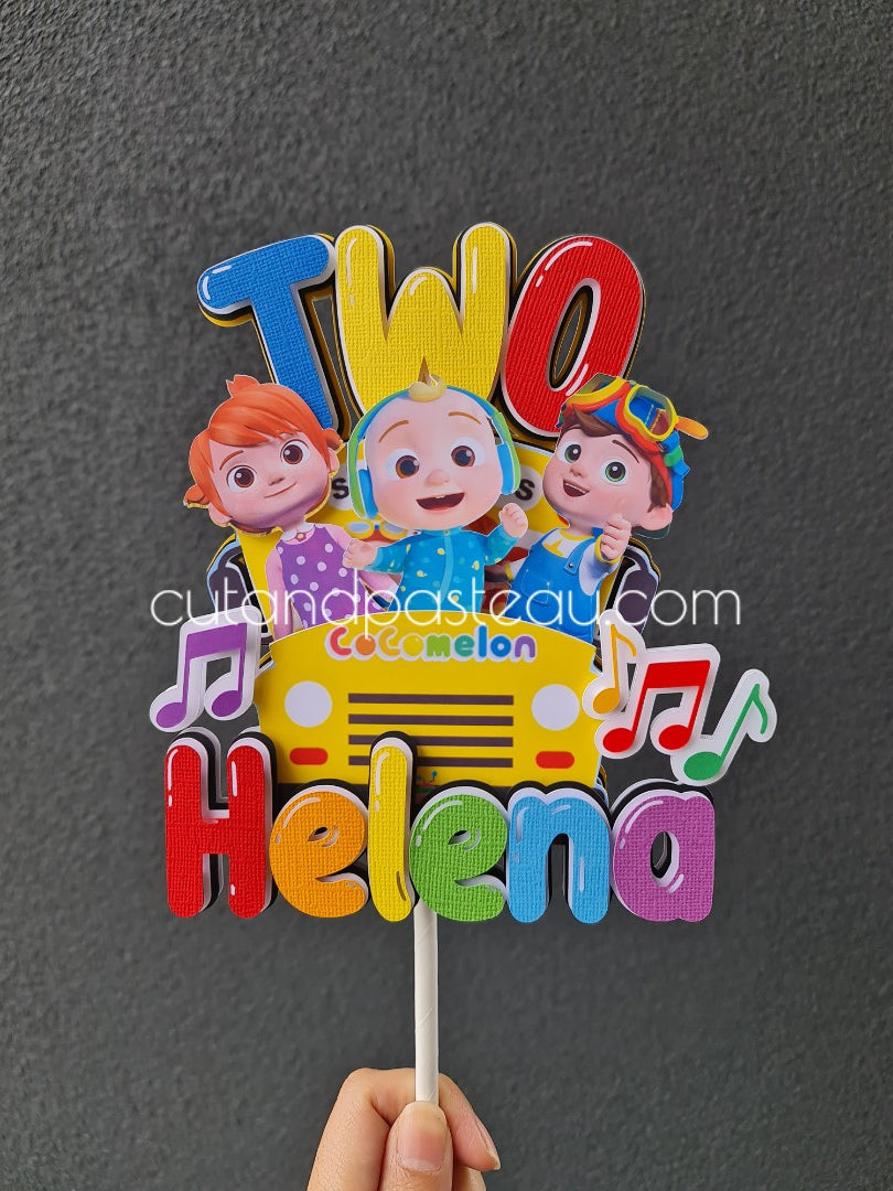 Cocomelon Cake Topper