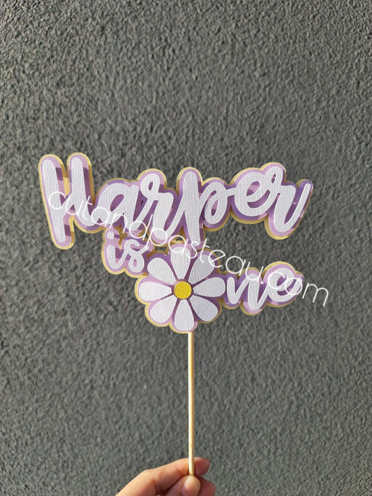 Daisy Cake Topper