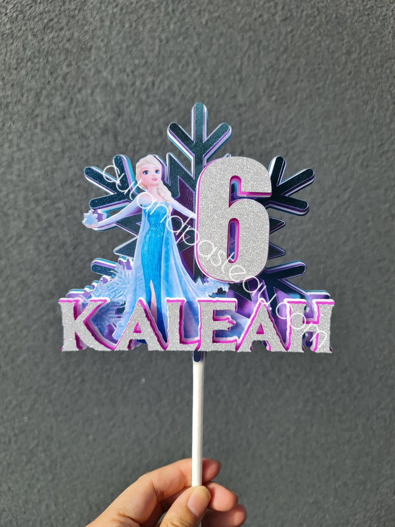 Frozen Elsa Cake Topper