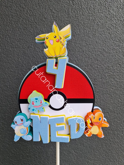 Pokemon Cake Topper