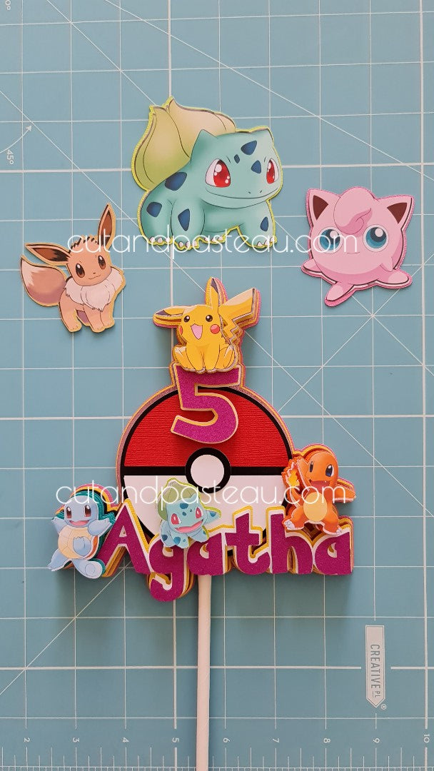 Pokemon Cake Topper