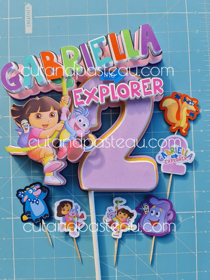 Dora the Explorer Cake Topper