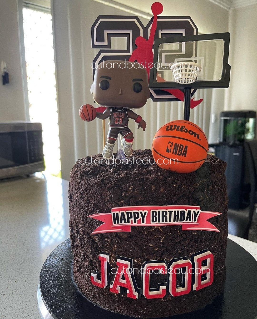 Michael Jordan Cake Topper Bundle