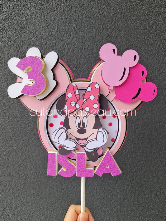 Minnie Mouse Cake Topper