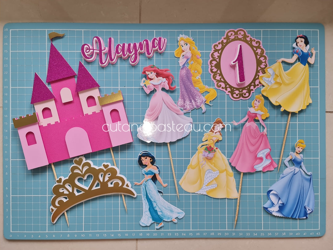 Princess Cake Topper Bundle