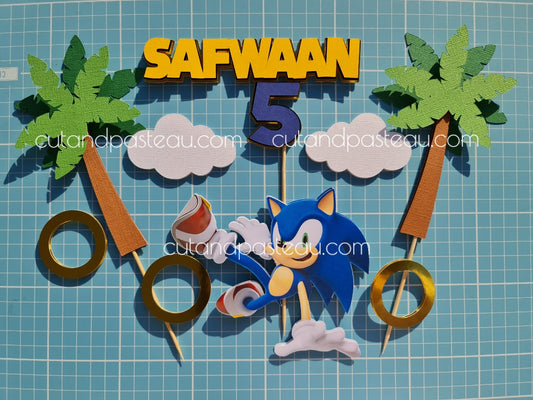 Sonic Cake Topper Bundle