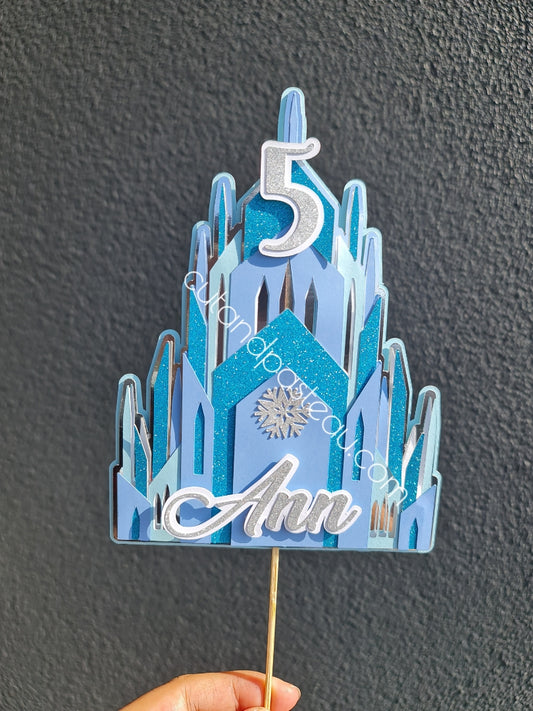 Frozen Castle Cake Topper