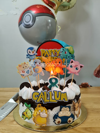 Pokemon Collectors Cake Topper Bundle