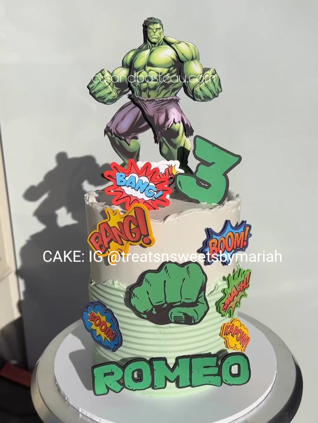 Hulk Cake Topper Bundle
