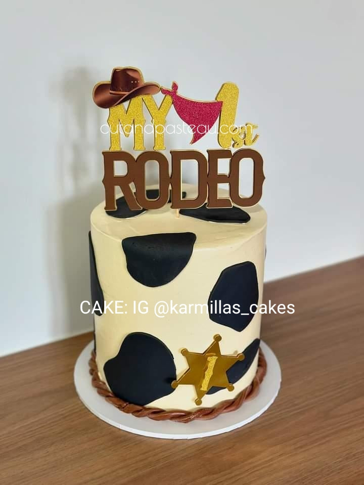 1st Rodeo Cake Topper Bundle