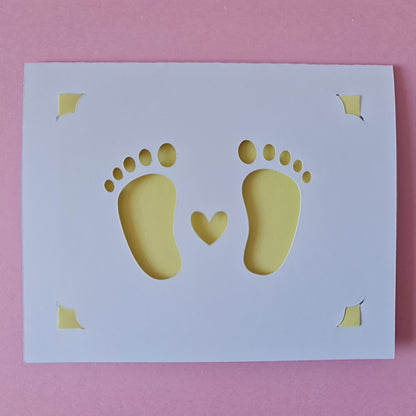 Baby Feet Card