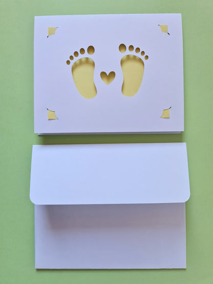 Baby Feet Card