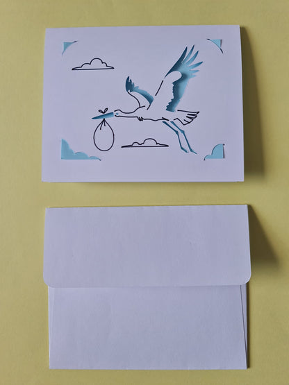 Baby Stork Card