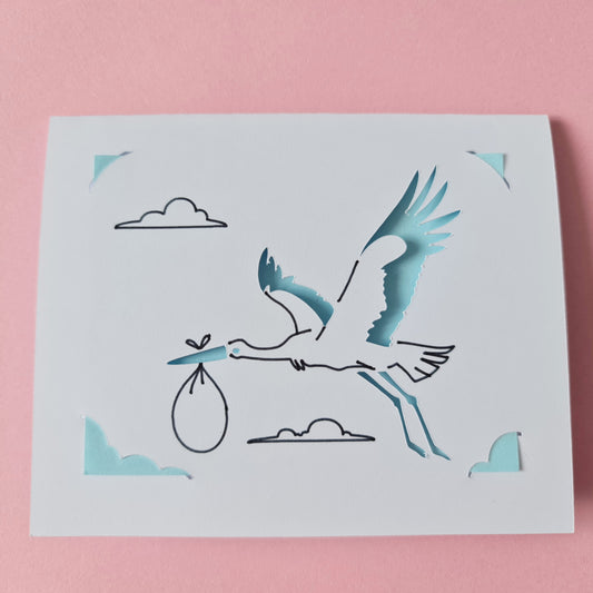 Baby Stork Card