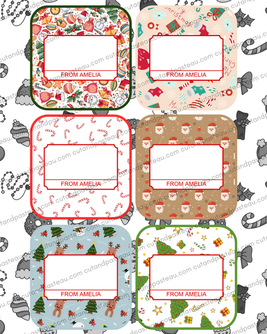 Christmas Gift Tags (set of 6)