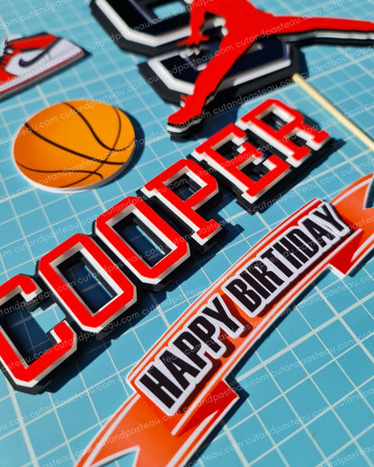 Michael Jordan Cake Topper Bundle