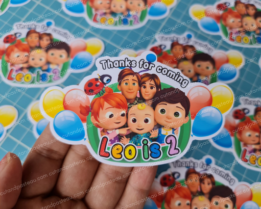 CC1 Party Bag Labels / Tags
