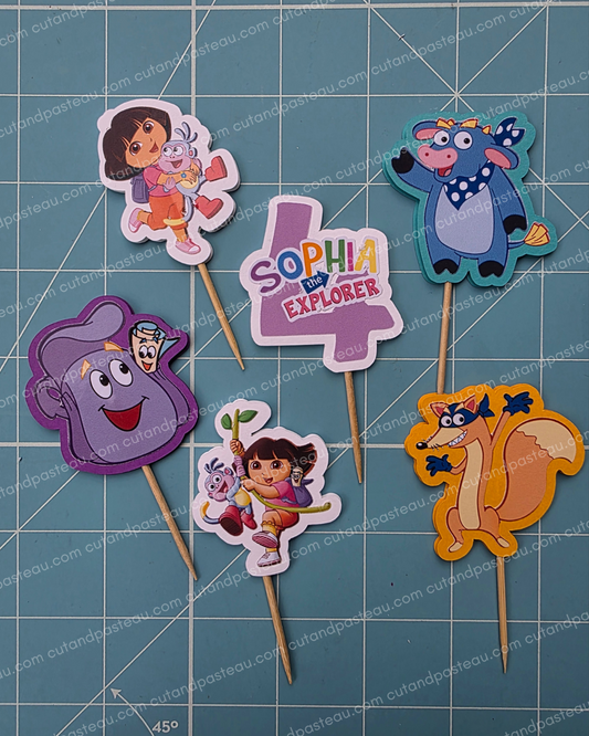 DOR Cupcake Topper Set / Set of 6