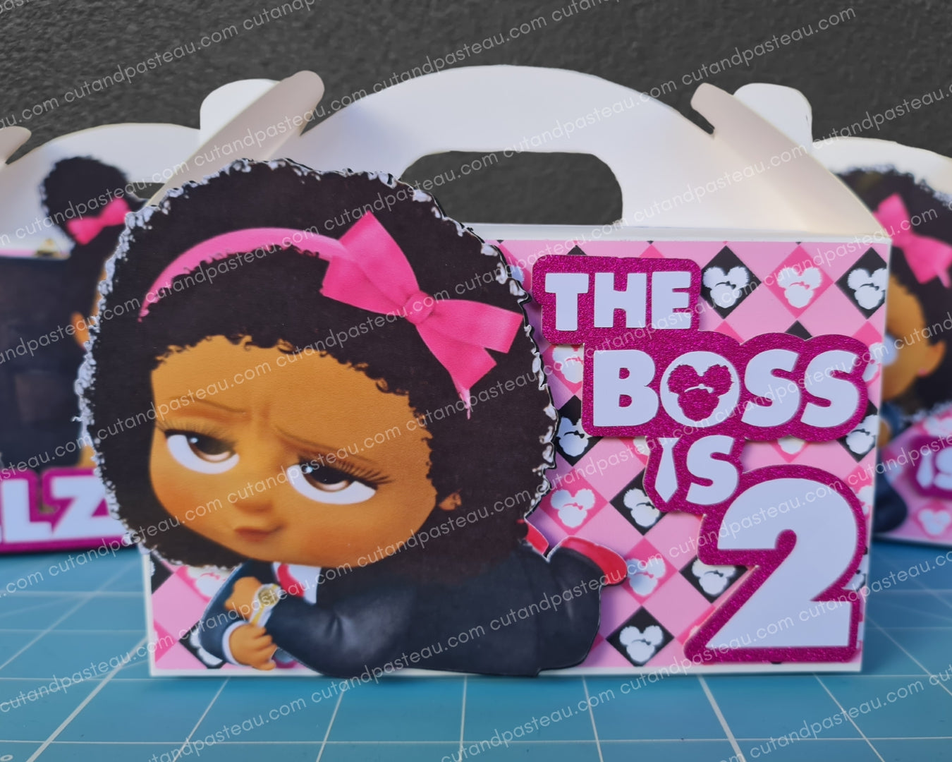 Girl Boss Baby 3D Party Box